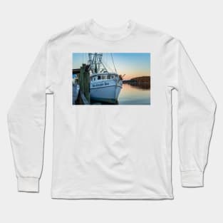 Boat in a Intracoastal Waterway Long Sleeve T-Shirt
